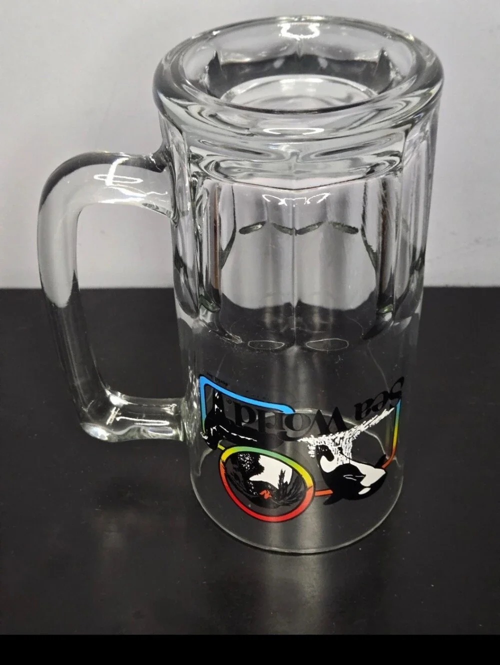 Vintage 1986 Sea World Beer Stein) Mug Humungous 3LB